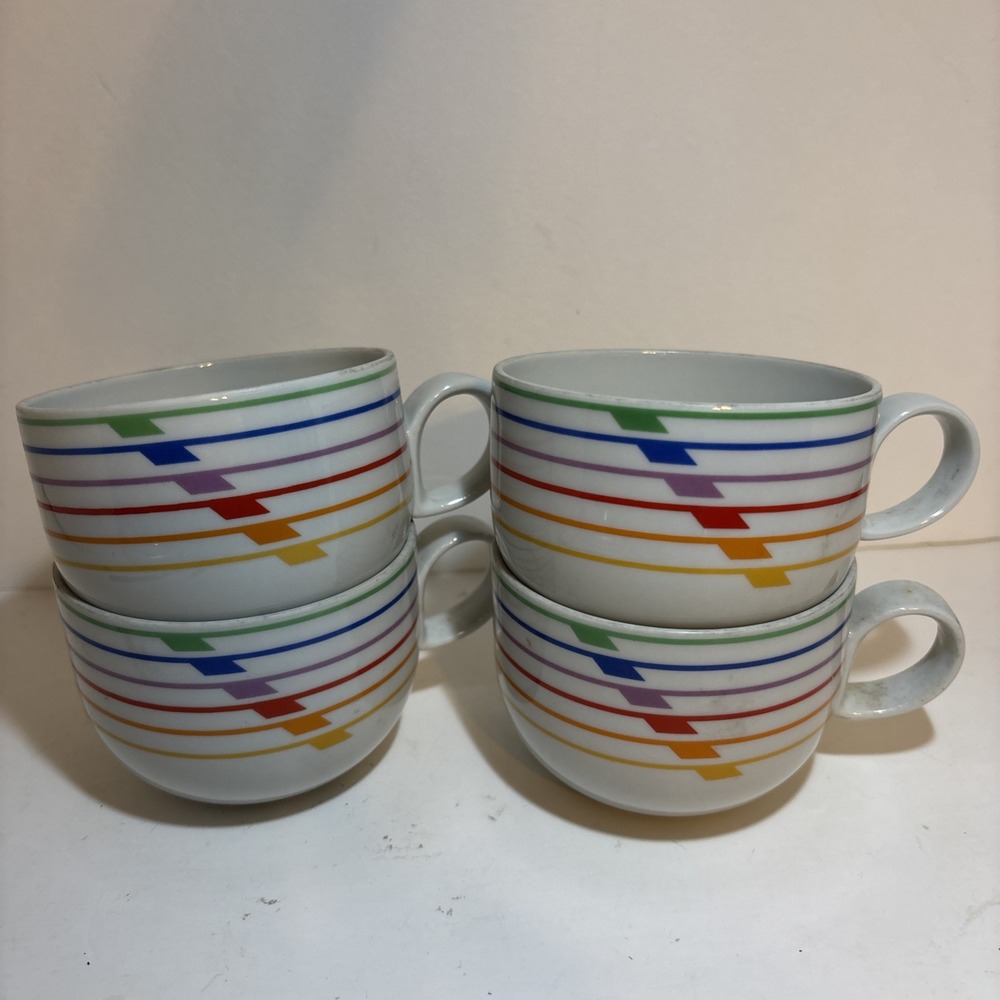 4 VTG BLOCK Harmony Sextet Coffee Cup Jack Prince Vista Alegre Gerald Gulotta